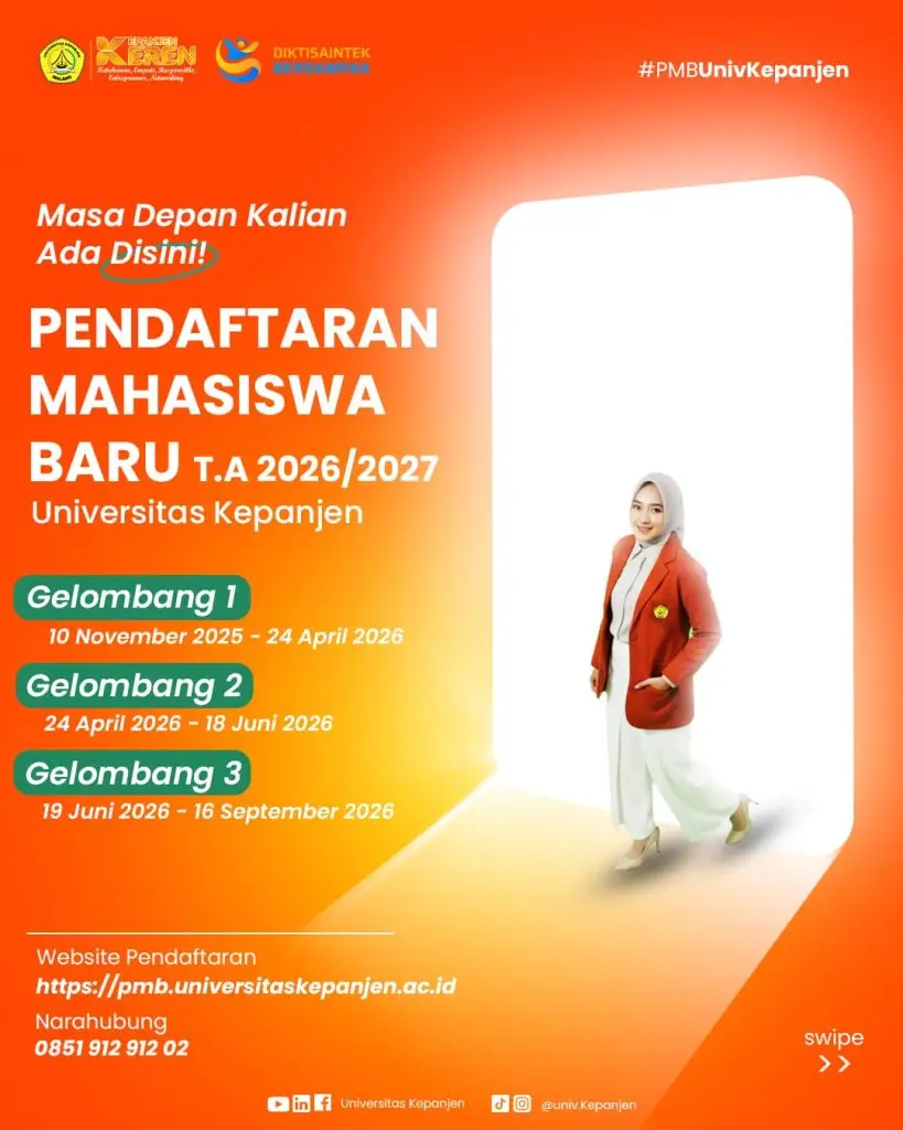 Jadwal Pendaftaran Mahasiswa baru Universitas Kepanjen Tahun Akademik 2026/2027